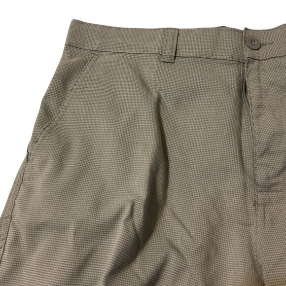 Hang Ten Men's Khaki Flat Front Shorts - Picture 5 of 12